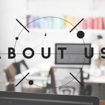 About Us Information Service Sharing Join Concept